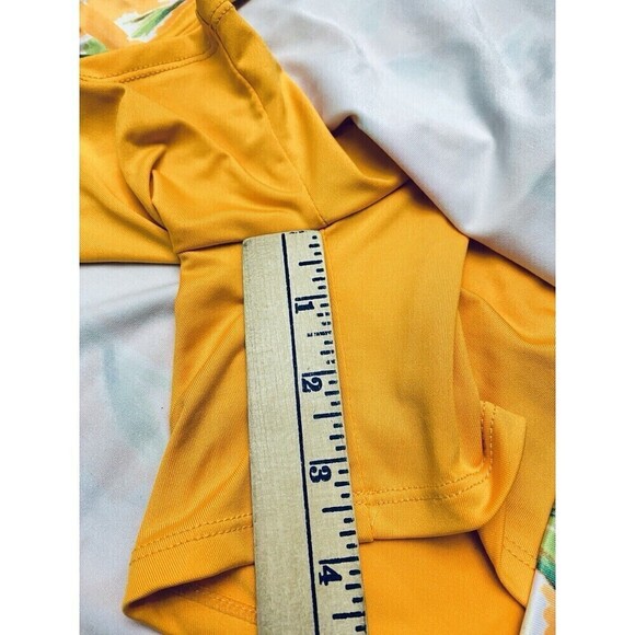 Crown & Ivy floral tiki hawaiian Sport Skort Sz M pickle ball tennis activewear - Picture 9 of 9